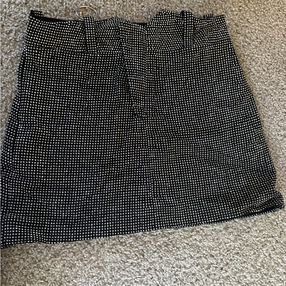 Black Rhinestone  Skirt - Picture 2 of 4